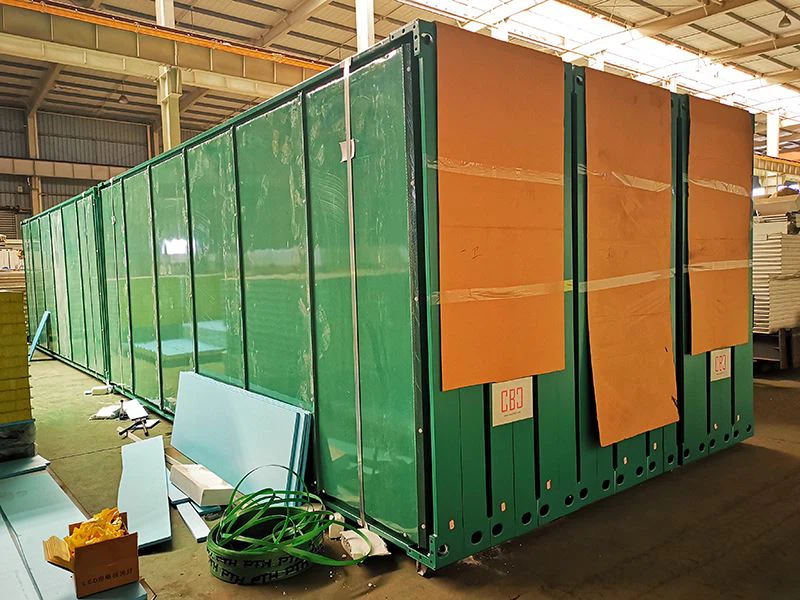 Flatpack container house package for AMMAN project Flatpack container house package for AMMAN project