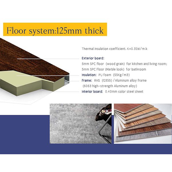 expandable prefab house  Specifications - floor system_07