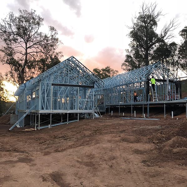 Rumah Prefab Keluli Set Tinggi