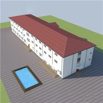Sandwich Panel Steel Structure Hotel
