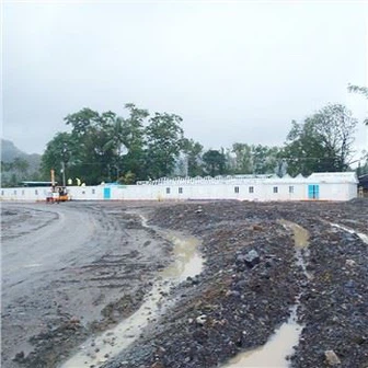 Rumah Kontena Pek Flat Dua Tingkat