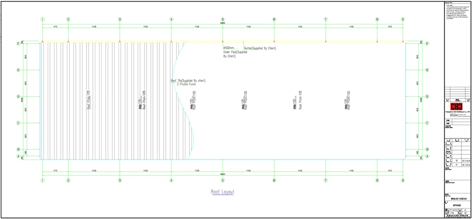CBC Steel Structure Office Building Design For Port Moresby, Papua New Guinea high quality